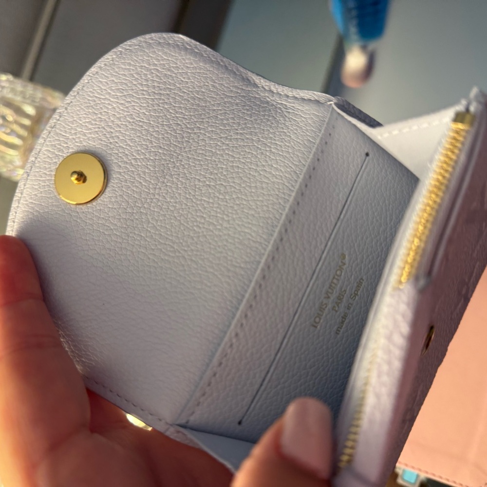 Louis Vuitton Light Blue Monogram Wallet - Picture 3 of 5